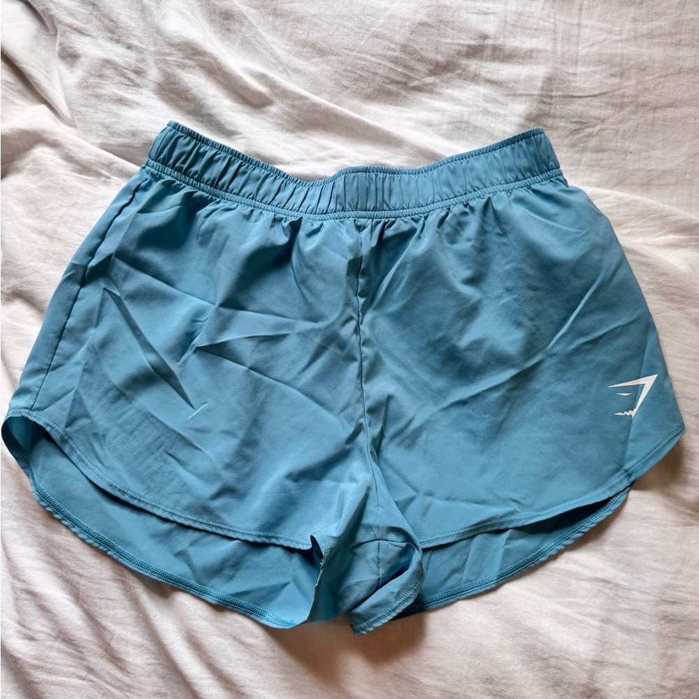Women's Blue Gymshark Athletic Shorts